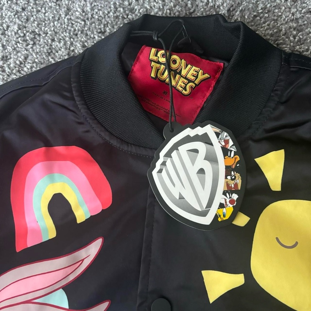 Looney Tunes Freeze Max Satin Bomber Jacket - Picture 3 of 4